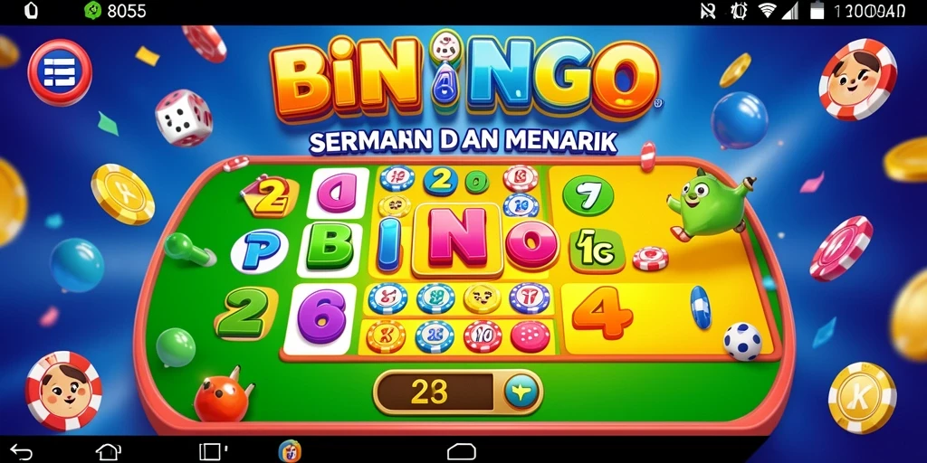Tampilan menarik dari gameplay Bingo di aplikasi 8055.