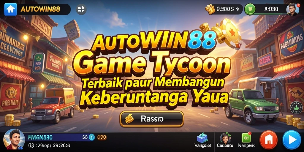 Tampilan gameplay AUTOWIN88 yang menarik dengan elemen Tycoon yang memikat.