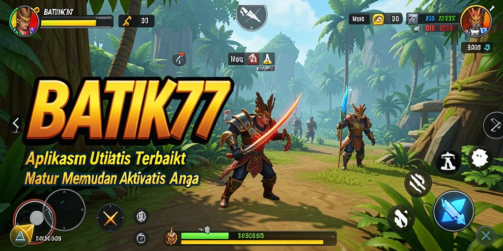 Tampilan antarmuka intuitif dari BATIK77 yang menyederhanakan aktivitas sehari-hari.