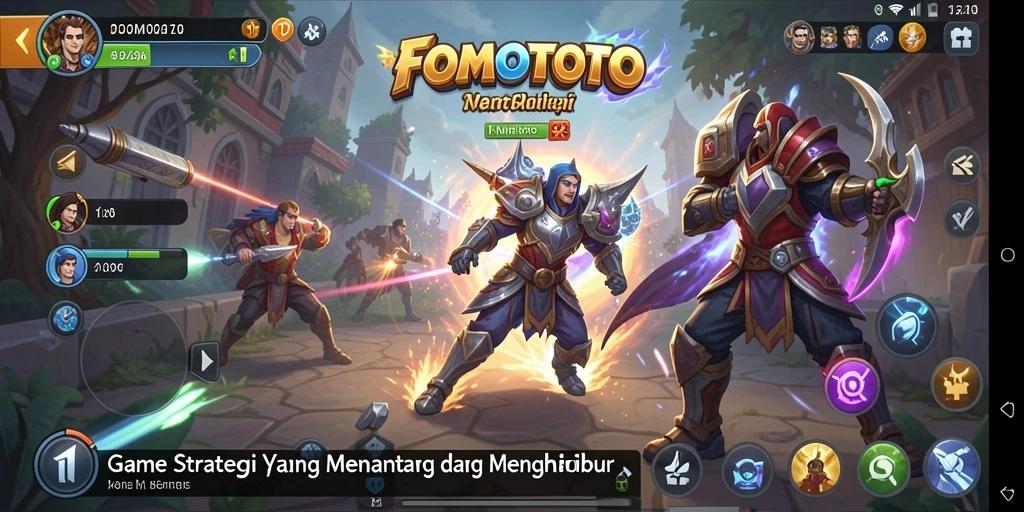 Tampilan menarik dan gameplay mendebarkan di FOMOTOTO.
