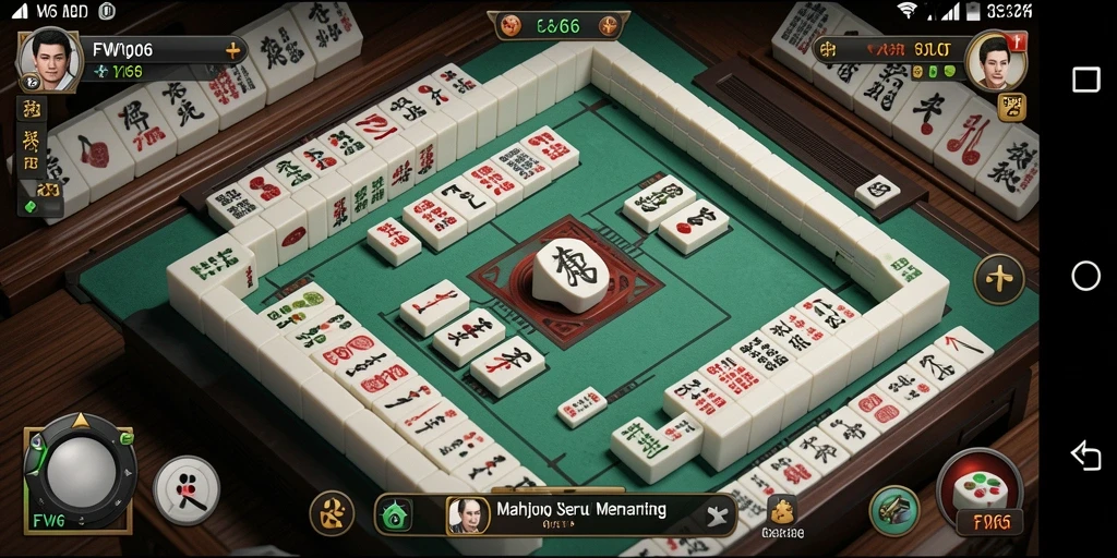 Tampilan gameplay FW66 yang memukau dengan berbagai ubin Mahjong.