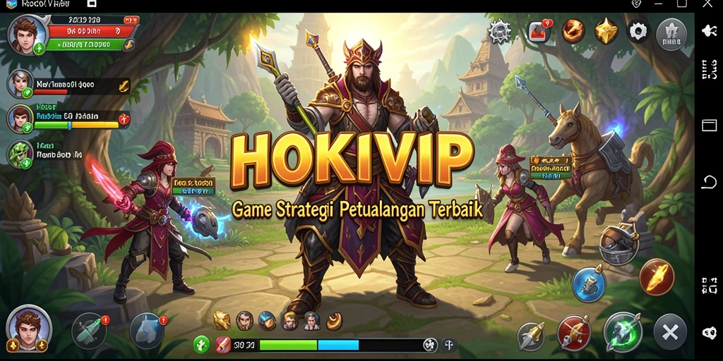 Tampilan gameplay HOKIVIP yang seru dan menantang.