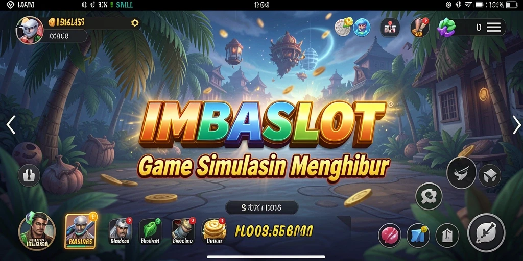 Tampilan gameplay menarik dari IMBASLOT dengan karakter dan grafis yang memukau.
