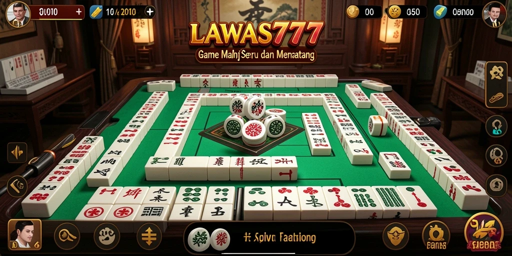 Screenshot LAWAS777 menunjukkan gameplay Mahjong yang menarik dan interaktif.