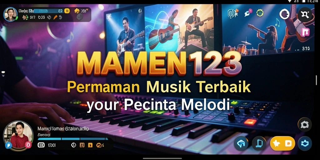 Tampilan gameplay MAMEN123 yang mengasyikkan dan penuh warna.
