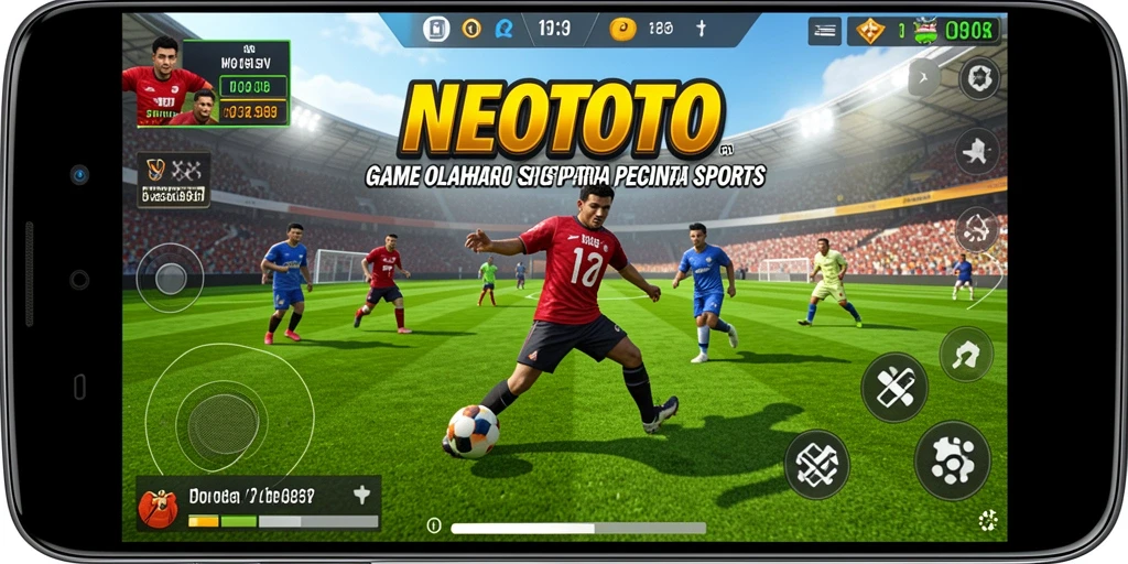 Screenshot gameplay NEOTOTO yang menampilkan aksi seru olahraga.