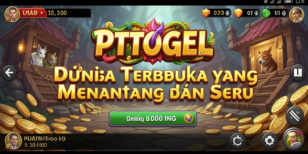 Tangkapan layar PTTOGEL menampilkan petualangan epik dalam dunia terbuka.