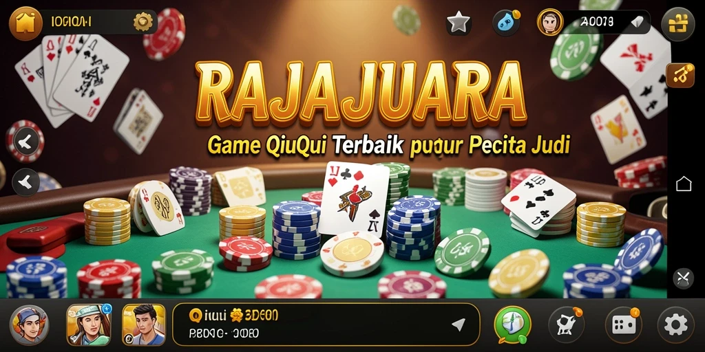 Tampilan gameplay QiuQiu yang menarik di RAJAJUARA.