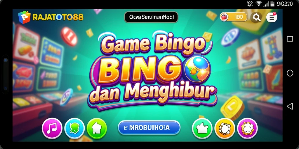 Tampilan seru gameplay Bingo RAJATOTO88 yang menengangkan.