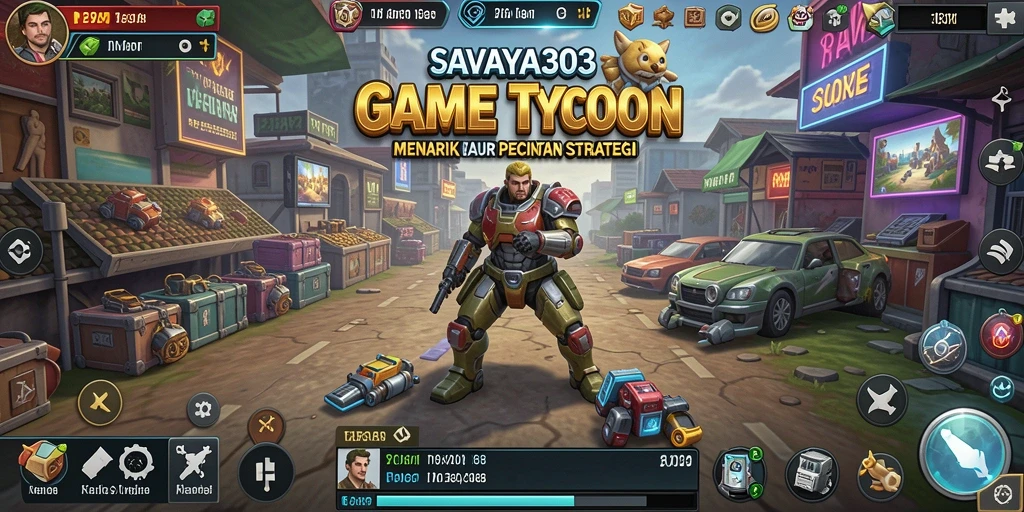 Screenshot gameplay SAVAYA303 menampilkan momen mendebarkan dalam mengelola bisnis Tycoon.